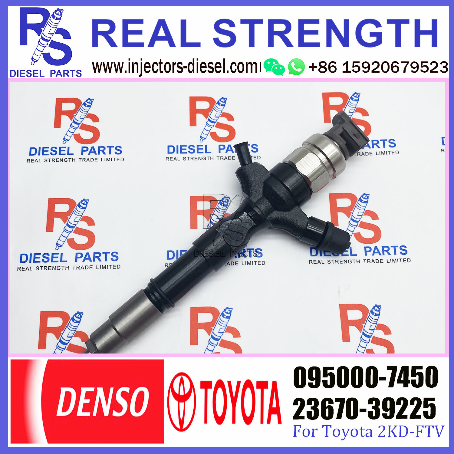 095000-7450 Fuel Injector Diesel Fuel Injector 095000-7820 23670-30290 2367030290 0950007450