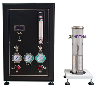 HH61037 GB2406-2009 Wire Testing Equipment , Digital - Readout Oxygen Index Tester