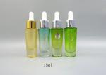 custom15ml glass dropper bottle high-grade set empty colorful glass thick bottom