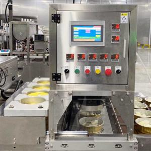 Quality Silver Eco-Friendly Plastic Food Tray Sealing Machine Packaging Solution For Restaurants And Cafes wholesale