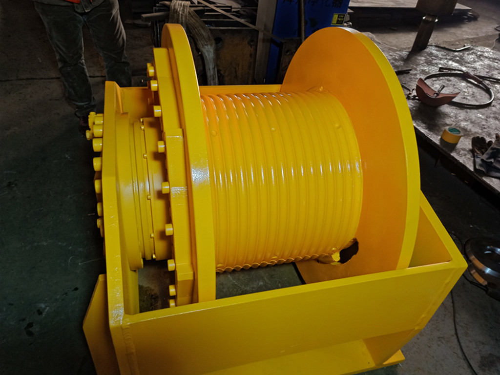 Slow Speed 30t High Power Winch Hydraulic For Offshore Platform Hydraulic Pump