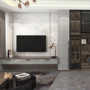 Quality Customized ODM Smart Solid Wood Media Console 50Inch Home Furniture wholesale