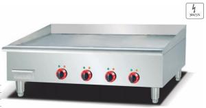 Quality 220-240V 50Hz Silver Electric Griddle with Temperature Range 0℃ to 100℃ wholesale