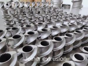 Quality Steer 50 Extruder Machine Parts Plastic Extrusion Screw W6M5Cr4V2 Material wholesale