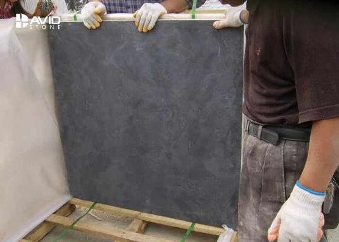 Grey Natural Limestone Tiles For Kitchen / Bathroom Floor Sound Insulation