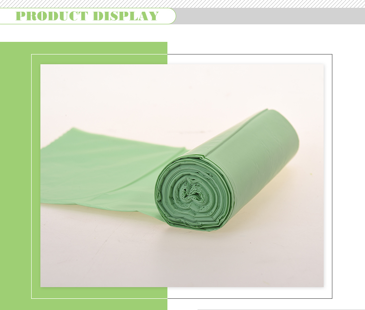 Custom Compost Poly Bag for Household Products Biodegradable Rubbish and Garbage Bags