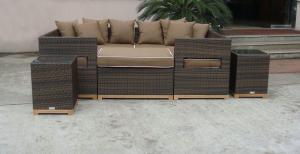 Quality outdoor wicker sofa set wholesale