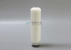 Quality Sterile PTFE Pleated Pharmaceutical Filters Air Gas Filter Cartridge OD 2.7&quot; wholesale