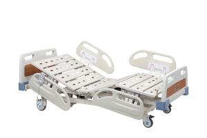Quality Hospital Ajustable Electric Medical Patient Bed PP Head Steel Frame wholesale