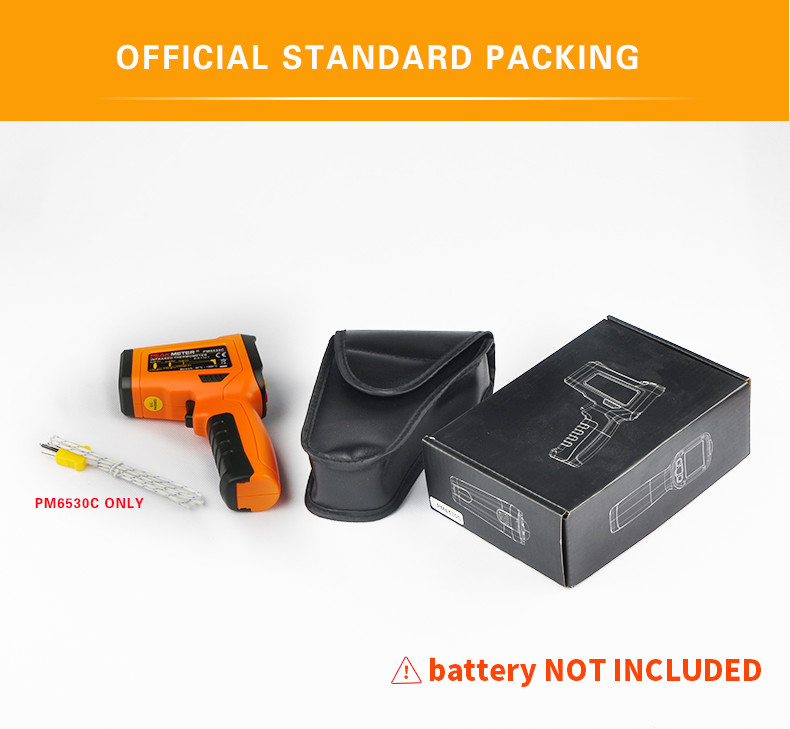 High Temp Handheld Infrared Thermometer Gun Operating Temperature - 50 ~ 300 Degree