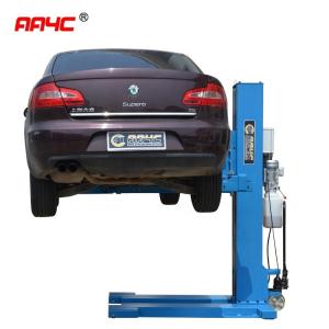 Quality AA4C 1 Post Car Lift Hydraulic One Post Vehicle Lift Single Post Car Hoist 2.5T 1.8M Car Parking Lift wholesale