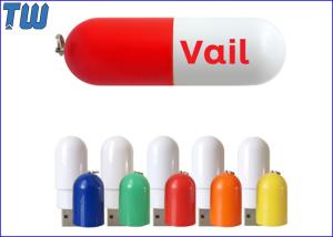 Quality Medicine Hospital Promotion 1GB USB Stick Drive Plastic Pill Memory Disk wholesale