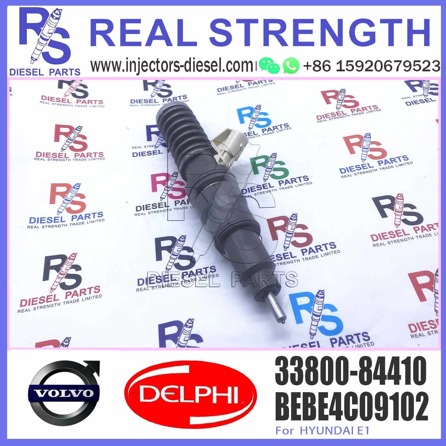 New Diesel Fuel Injector 33800-84410 BEBE4C09102 injector 33800-84410 for V-O-L-V HYUNDAI