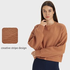 Quality Drop Shoulders Women Sports Hoodies Tops Loose Cotton Sweatshirts wholesale