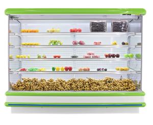 Quality Multideck Commercial Vegetable / Fruit Open Display Chiller wholesale
