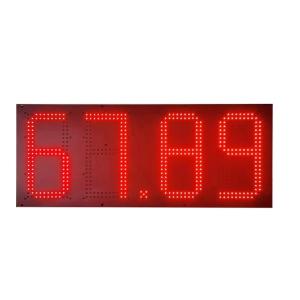 Quality 4 Digits 7 Segments Led Gas Price Sign 13in Gas Station Digital Price Signs wholesale