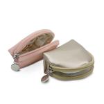 10.5 * 5 * 4cm Leather Jewelry Bag For Daily Use Custom Printed / Color