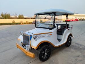 Quality 6-8 Seats Electric Vintage Car White Utility Lithium Evolution Sightseeing Car Factory Wholesale Price wholesale