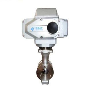 Quality Straight Through Type Electric Actuator Control Ball Valve Wafer Type wholesale