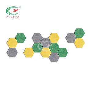 Quality Hexagon Sound Deadening Tiles , Lightweight Acoustic Tiles For Soundproofing Walls wholesale