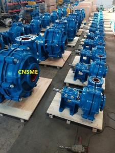 Quality Metal Lined Mining Slurry Pumps Horizontal Shaft 4 6 8 Inch wholesale