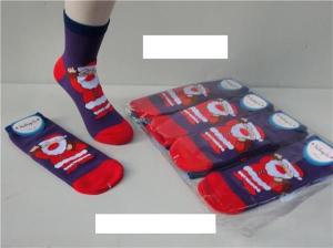 Quality 2015 Fashion christmas design winter eco-friendly cotton socks for women wholesale