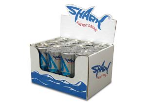 Quality Creative Retail Custom Cardboard Counter Displays For Canned Energy Drinks Easy Assembly wholesale