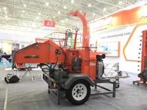Quality New designed trailer wood chipper with 31hp engine wholesale