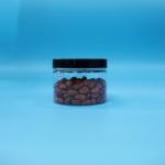 Transparent Round Mouth Shape PET Plastic Jar For Black Tea Seed Toy Gift Candy