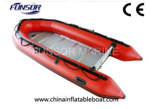 Quality Aluminum Floor Inflatable Dinghy Boat Light Weight For Yachts Or Sailboats wholesale