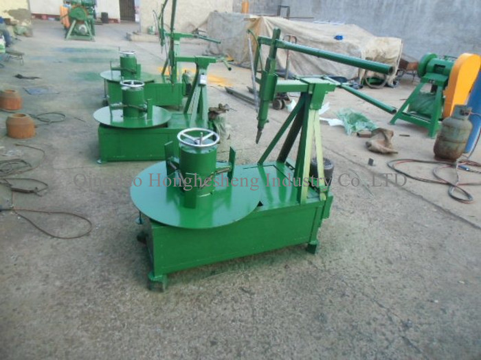 120cm Semi Automatic Tire Ring Cutter Scrap Tire Bead Ring Cutting Machine