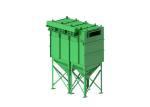 Big Air Volume Cartridge Dust Collector , Industrial Dust Extraction Systems Dmc