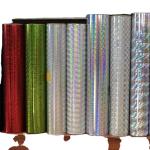 Antistatic PET Self Adhesive Holographic Film Multiple Extrusion