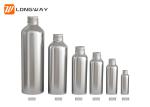 Aluminum pump spray cosmetic packaging 250ml round cylindrical bottle