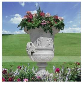 Quality Garden New Design White Stone Planter wholesale