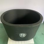 Melting Casting Graphite Clay Crucible Thermal Shock Resistant Cylindrical