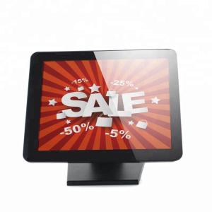 China Pure Flat 15 Inch 12DC 5A PCAP POS Touch Screen Monitor For Billing 8 Languages on sale