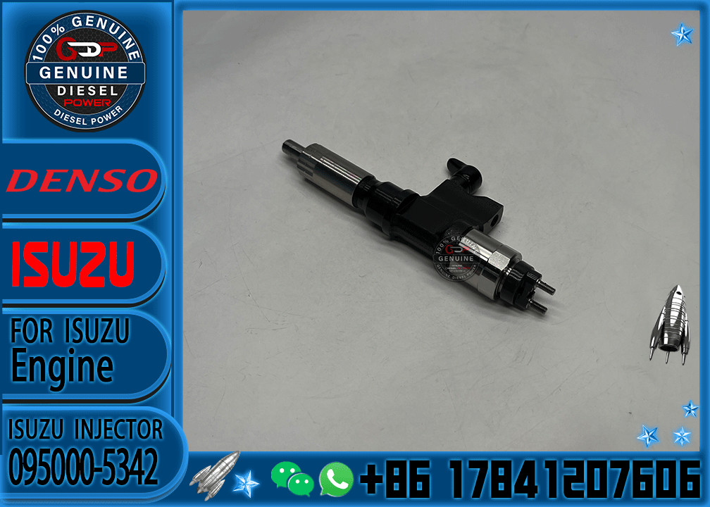 High Quality Diesel Fuel Injector 095000-5342 Common Rail Injection Nozzle 8-97602485-2 For ISUZU 4HK1