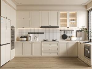 Quality Kitchen Hotel Living Room Cabinets Furniture Wooden Grain Kitchen wholesale