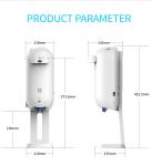1100ml Thermometer Hand Dispenser With Adapter For Families Hotels