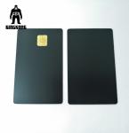 Luxury Copper Metallic Ink Business Cards For Bank SLE4442 Chip Matt Effect