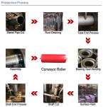 Dia 89x240mm Steel Carrying Waterproof Belt Conveyor Roller