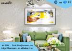 White Non - woven Removable European Style Wallpaper For Living Room