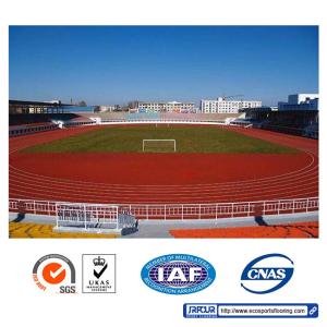Quality No Pollution Eco Sports Flooring 13mm Rubber Athletic Track Non Toxic wholesale