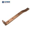 Electric Power Industry Red Copper Bending Busbar for PVC Cover and Sturdy