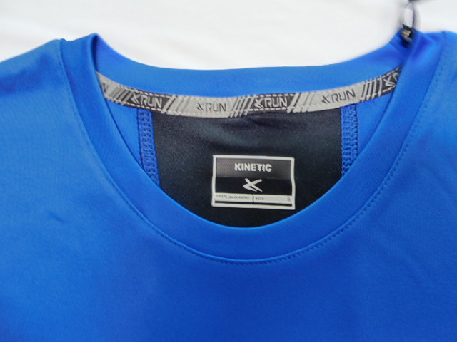Basic Fast Dry OEM Accept 140gsm Fabric Mens Crew Neck T Shirt Blue