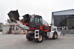 China Mixing Equipment  1cbm Self Loading Mobile Concrete Mixer Truck on sale