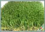PU Coating Commercial Outdoor Fake Grass Durable S Shape Monofil PE + Curled PPE