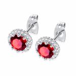 Jewelry Simple Designs Stainless Steel 14K 18K Small Gold Silver Stud Earrings