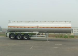 Quality 36000L 3 Axles Carbon Steel Tanker Trailer For Petrol / Gasoline Delivery wholesale